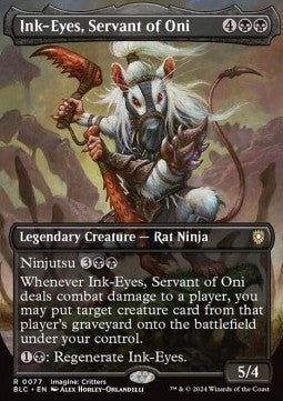 Ink-Eyes, Servant of Oni - Commander: Bloomburrow: Extras (Rare) [XBLC-77]