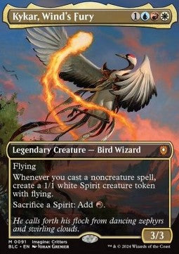 Kykar, Wind's Fury - Commander: Bloomburrow: Extras (Mythic) [XBLC-91]