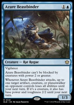 Azure Beastbinder - Bloomburrow (Rare) [BLB-41]