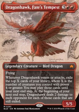 Dragonhawk, Fate's Tempest - Bloomburrow: Extras (Mythic) [XBLB-291]