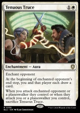 Tenuous Truce - Commander: Bloomburrow (Rare) [BLC-159]