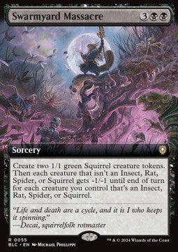 Swarmyard Massacre - Commander: Bloomburrow: Extras (Rare) [XBLC-55]
