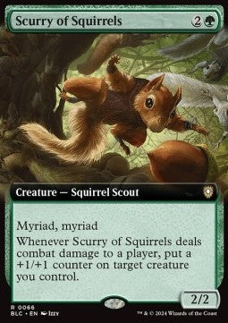 Scurry of Squirrels - Commander: Bloomburrow: Extras (Rare) [XBLC-66]