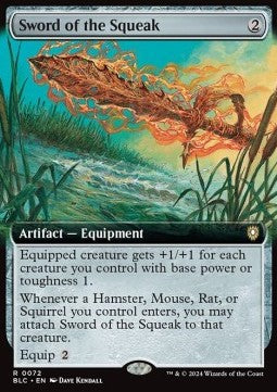 Sword of the Squeak - Commander: Bloomburrow: Extras (Rare) [XBLC-72]