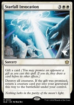 Starfall Invocation (V.2) - Bloomburrow: Promos (Rare) [PBLB-34]