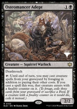 Osteomancer Adept (V.2) - Bloomburrow: Promos (Rare) [PBLB-103]