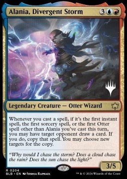 Alania, Divergent Storm (V.2) - Bloomburrow: Promos (Rare) [PBLB-204]