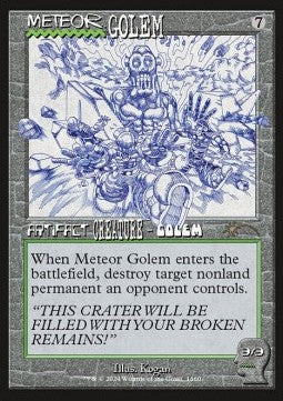 Meteor Golem - Secret Lair Drop Series: Inside an Elevator Superdrop (Rare) [SLDIE-1660]