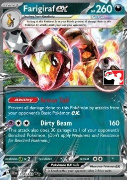 Farigiraf ex - Play! Pokémon Prize Pack Series Five (Promo) [PPS5-TEF 108]