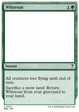 Whiteout - Mystery Booster 2 (Common) [MB2-77]