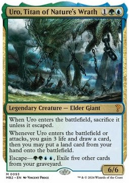 Uro, Titan of Nature's Wrath - Mystery Booster 2 (Mythic) [MB2-93]