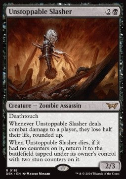 Unstoppable Slasher - Duskmourn: House of Horror (Rare) [DSK-119]