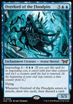 Overlord of the Floodpits - Duskmourn: House of Horror (Mythic) [DSK-68]