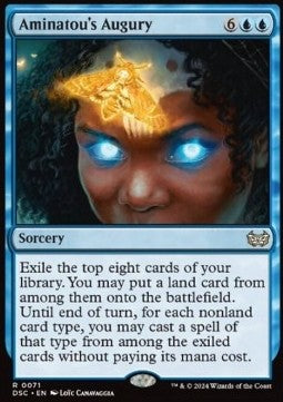 Aminatou's Augury - Commander: Duskmourn: House of Horror (Rare) [DSC-71]