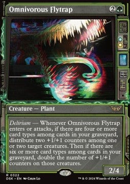 Omnivorous Flytrap - Duskmourn: House of Horror: Extras (Rare) [XDSK-322]