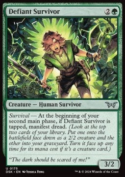 Defiant Survivor - Duskmourn: House of Horror (Uncommon) [DSK-175]