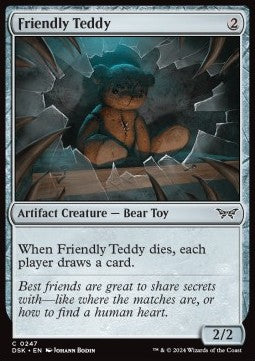 Friendly Teddy - Duskmourn: House of Horror (Common) [DSK-247]