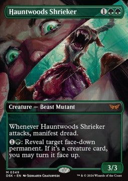 Hauntwoods Shrieker - Duskmourn: House of Horror: Extras (Mythic) [XDSK-349]