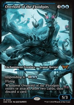 Overlord of the Floodpits (V.2) - Duskmourn: House of Horror: Extras (Mythic) [XDSK-389]
