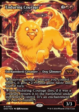 Enduring Courage (V.2) - Duskmourn: House of Horror: Extras (Mythic) [XDSK-392]