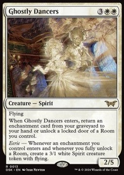 Ghostly Dancers - Duskmourn: House of Horror (Rare) [DSK-13]
