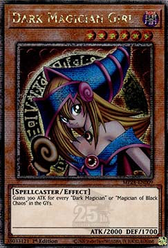 Dark Magician Girl (V.2 - Quarter Century Secret Rare) - 25th Anniversary Tin: Dueling Mirrors (Quarter Century Secret Rare) [MP24-009]