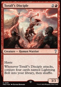 Toralf's Disciple - Mystery Booster 2 (Uncommon) [MB2-261]