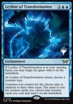 Leyline of Transformation (V.2) - Duskmourn: House of Horror: Promos (Rare) [PDSK-63]