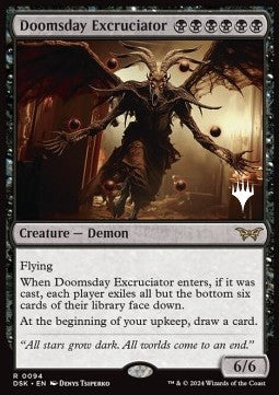 Doomsday Excruciator (V.2) - Duskmourn: House of Horror: Promos (Rare) [PDSK-94]
