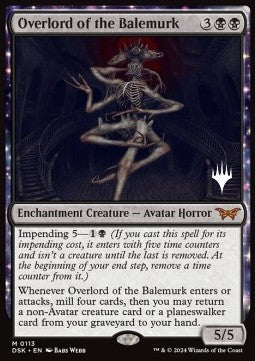 Overlord of the Balemurk (V.2) - Duskmourn: House of Horror: Promos (Mythic) [PDSK-113]