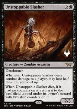 Unstoppable Slasher (V.2) - Duskmourn: House of Horror: Promos (Rare) [PDSK-119]