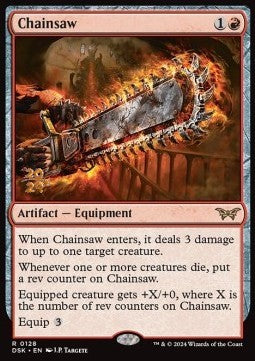 Chainsaw (V.1) - Duskmourn: House of Horror: Promos (Rare) [PDSK-128]