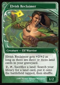 Elvish Reclaimer - Mystery Booster 2 (Rare) [MB2-205]