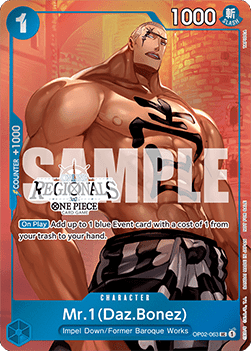 Mr.1 (Daz.Bonez) (OP02-063) (V.1) - Special Tournament Promos (Uncommon) [STP-OP02-063]