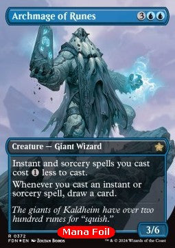 Archmage of Runes (V.2) - Magic: The Gathering Foundations: Extras (Rare) [XFDN-372]