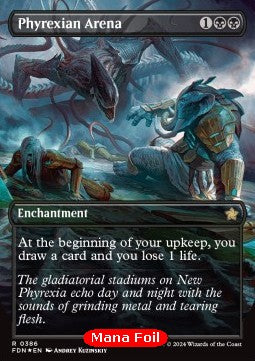 Phyrexian Arena (V.2) - Magic: The Gathering Foundations: Extras (Rare) [XFDN-386]
