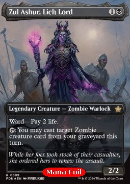 Zul Ashur, Lich Lord (V.2) - Magic: The Gathering Foundations: Extras (Rare) [XFDN-389]