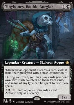 Tinybones, Bauble Burglar (V.3) - Magic: The Gathering Foundations: Extras (Rare) [XFDN-463]