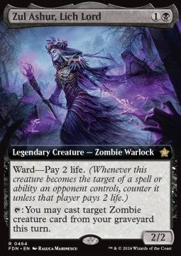 Zul Ashur, Lich Lord (V.3) - Magic: The Gathering Foundations: Extras (Rare) [XFDN-464]