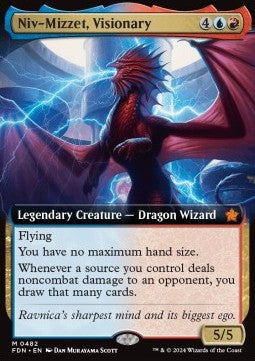 Niv-Mizzet, Visionary (V.3) - Magic: The Gathering Foundations: Extras (Mythic) [XFDN-482]