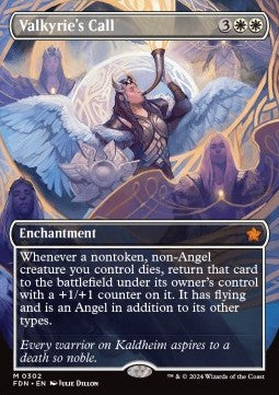 Valkyrie's Call (V.1) - Magic: The Gathering Foundations: Extras (Mythic) [XFDN-302]