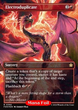 Electroduplicate (V.2) - Magic: The Gathering Foundations: Extras (Rare) [XFDN-390]