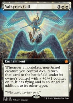 Valkyrie's Call (V.3) - Magic: The Gathering Foundations: Extras (Mythic) [XFDN-449]