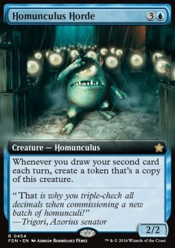 Homunculus Horde (V.3) - Magic: The Gathering Foundations: Extras (Rare) [XFDN-454]