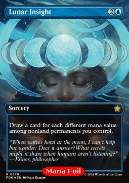 Lunar Insight (V.2) - Magic: The Gathering Foundations: Extras (Rare) [XFDN-378]