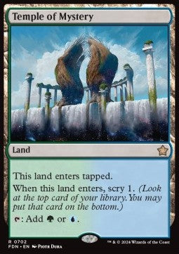 Temple of Mystery - Magic: The Gathering Foundations: Starter Collection (Rare) [SFDN-702]