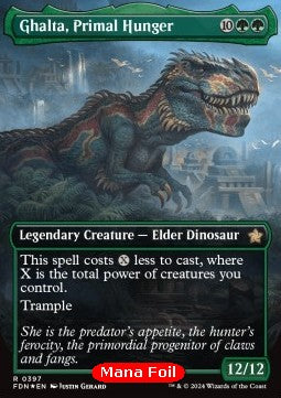 Ghalta, Primal Hunger (V.2) - Magic: The Gathering Foundations: Extras (Rare) [XFDN-397]