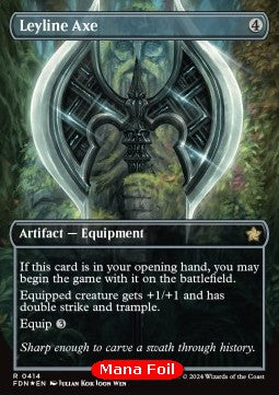 Leyline Axe (V.2) - Magic: The Gathering Foundations: Extras (Rare) [XFDN-414]