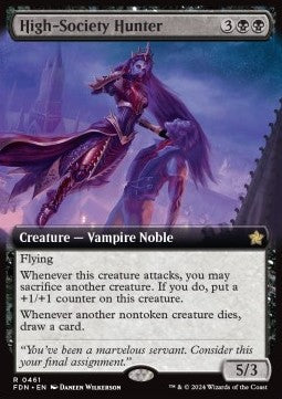 High-Society Hunter (V.3) - Magic: The Gathering Foundations: Extras (Rare) [XFDN-461]