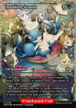 Doubling Season (V.2) - Magic: The Gathering Foundations: Extras (Mythic) [XFDN-438]